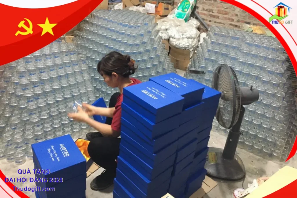 Khu vực sản xuất bộ cốc thuỷ tinh in logo làm quà tặng Khu vực sản xuất bộ cốc thuỷ tinh in logo làm quà tặng