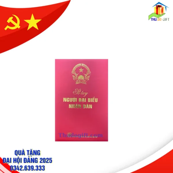 Số tay người đại biểu nhân dân màu đỏ