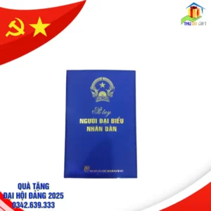 Số tay người đại biểu nhân dân màu xanh