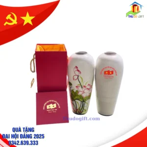 Lọ hoa Bát Tràng in logo