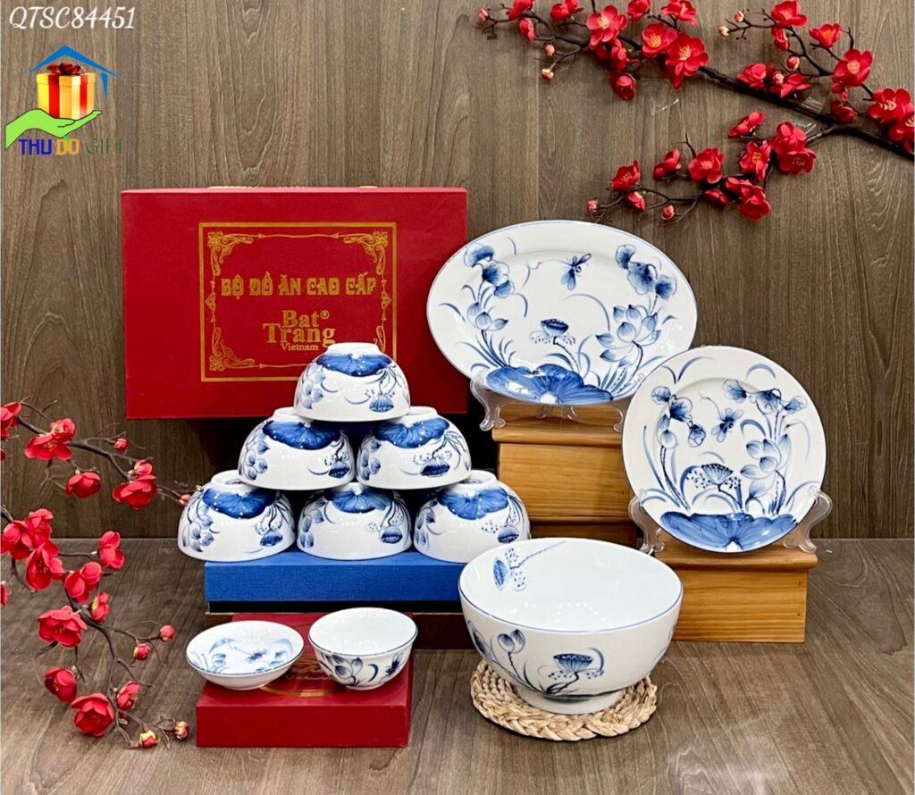 Quà tặng bộ đồ ăn Bát Tràng dịp lễ tết Quà tặng bộ đồ ăn Bát Tràng dịp lễ tết