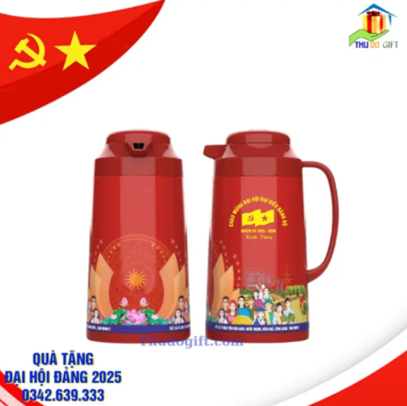 Top 10 giải pháp quà tặng Đại hội Đảng tại Hải Dương 6 Phích Rạng Đông Đại hội Đảng in logo