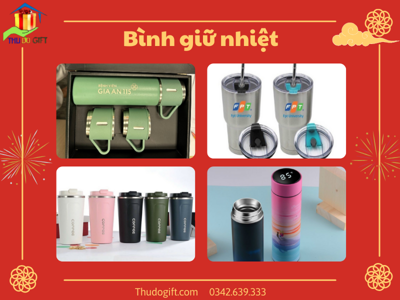 Bình giữ nhiệt làm quà tết dương lịch Bình giữ nhiệt làm quà tết dương lịch