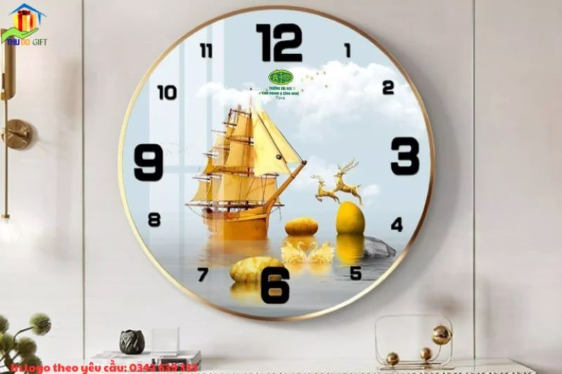 15 Mẫu Quà Tặng Tết Doanh Nghiệp Tặng Đối Tác, Khách Hàng Ý Nghĩa 1 Đồng hồ treo tường làm quà tặng tết doanh nghiệp