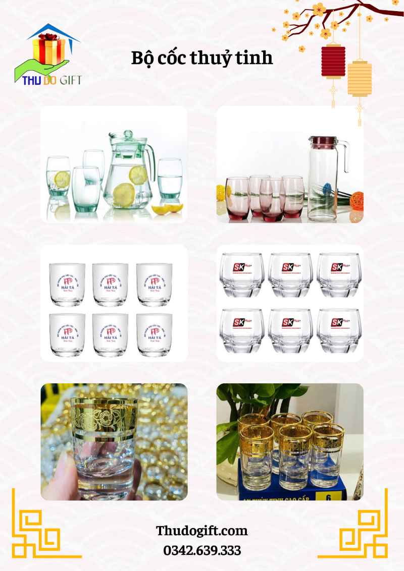 Bộ cốc thuỷ tinh Bộ cốc thuỷ tinh