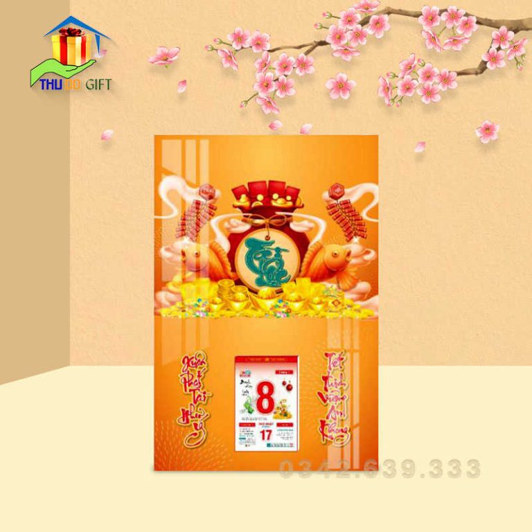 Lịch bloc tráng gương Lịch bloc tráng gương