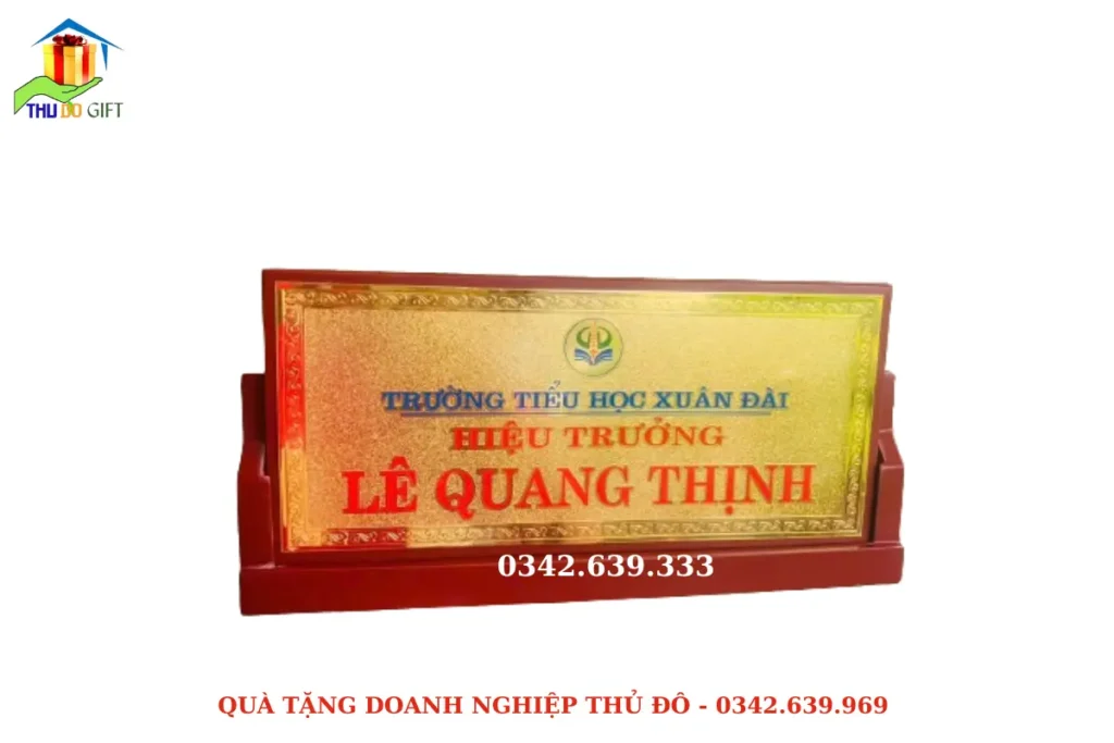 Bảng tên chức danh Hiệu trưởng trường tiểu học Xuân Đài Bảng tên chức danh Hiệu trưởng trường tiểu học