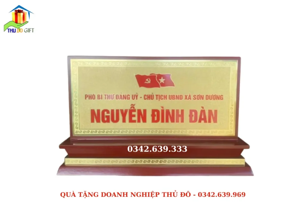 Biển chức danh phó Bí thư Đảng uỷ xã Sơn Dương Biển chức danh phó Bí thư Đảng uỷ xã
