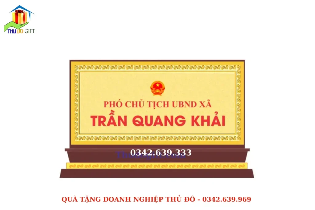 Biển Tên Chức Danh Phó Chủ Tịch UBND Xã 3 Biển tên chức danh Phó chủ tịch UBND xã