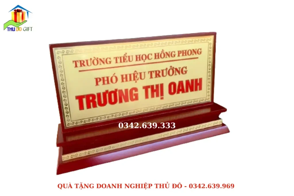 Biển Tên Chức Danh Phó Hiệu Trưởng Trường Tiểu Học 4 Biển tên chức danh Phó hiệu trưởng Trường Tiểu học