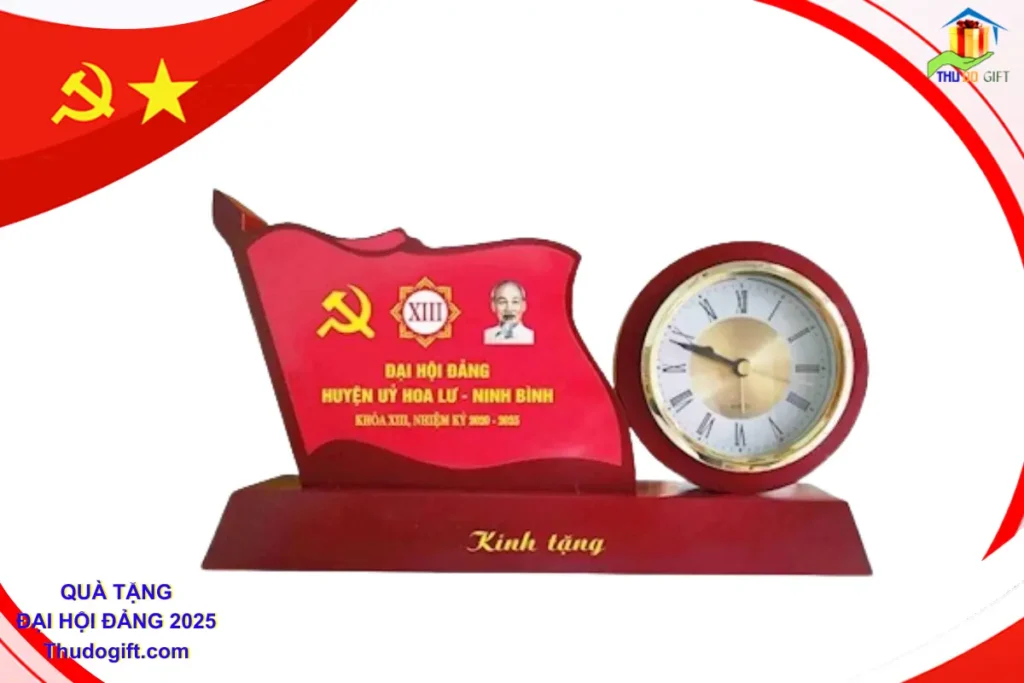 Quà Tặng 80 Năm Ngày Thành Lập Công An Nhân Dân 10 Đồng hồ Để bàn Quà Tặng Đại hội