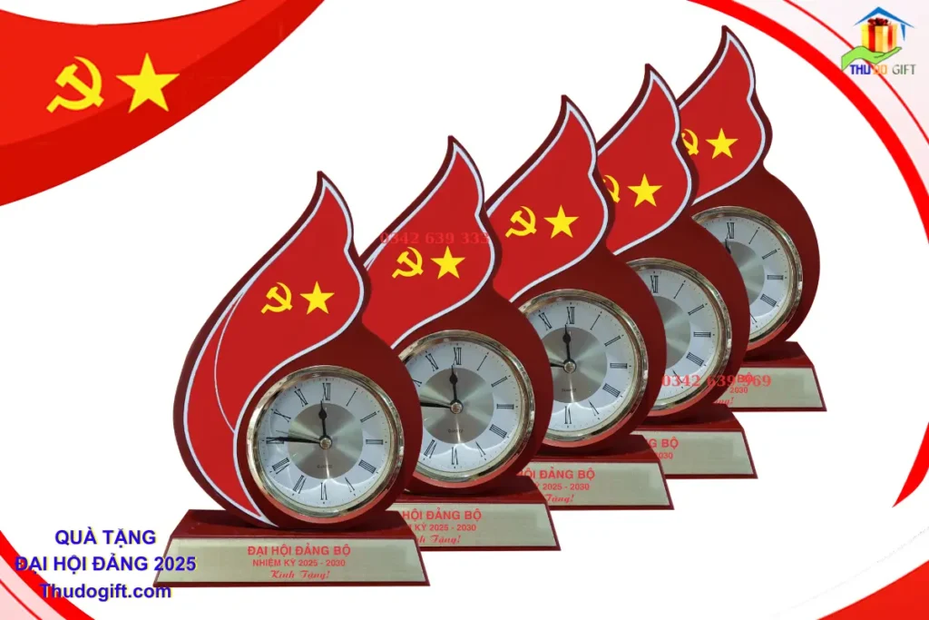 Đồng hồ Để bàn Quà Tặng Đại hội