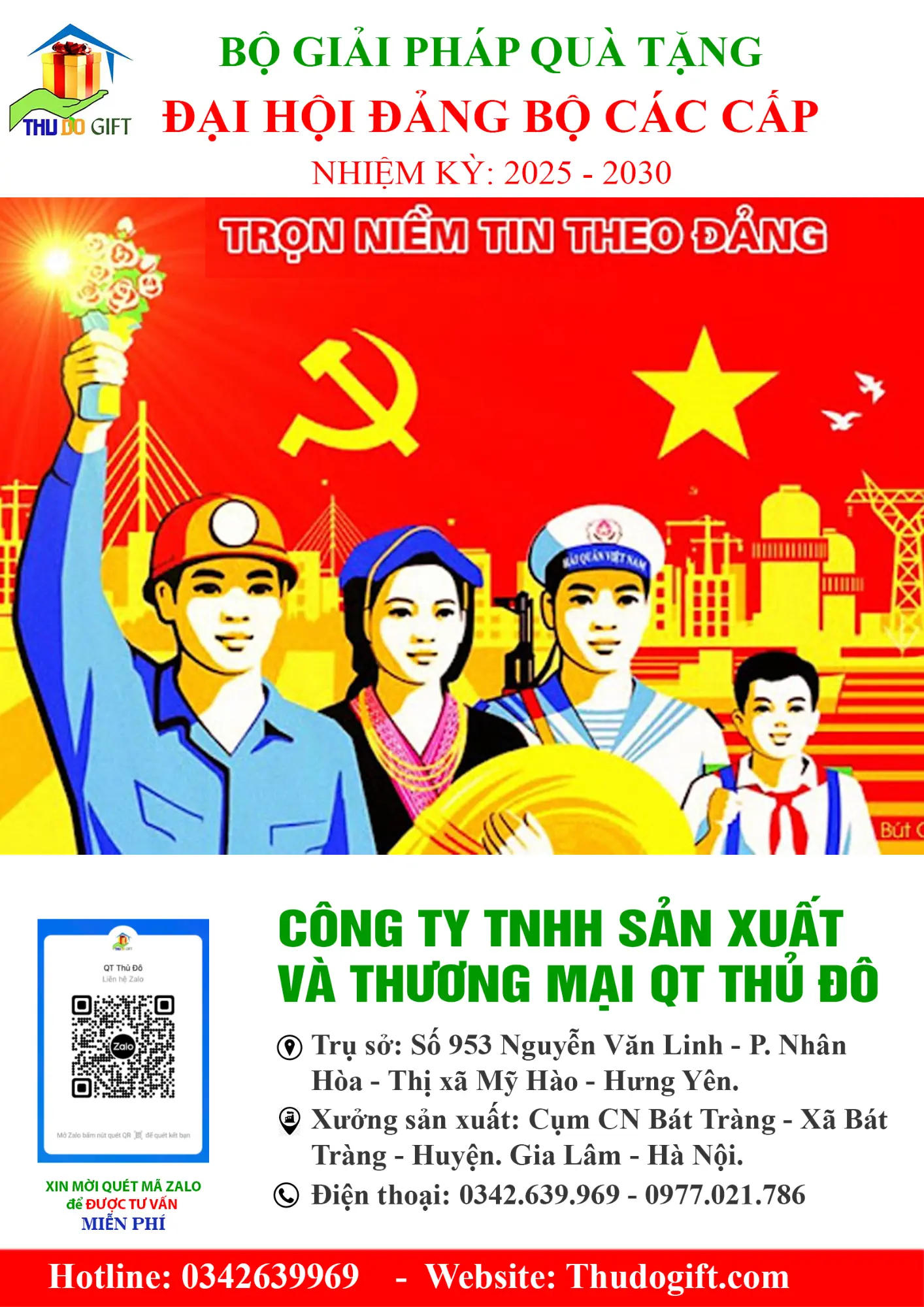 Top 10 giải pháp quà tặng Đại hội Đảng tại Hải Dương   8 Catalogue Quà tặng Đại Hội Đảng