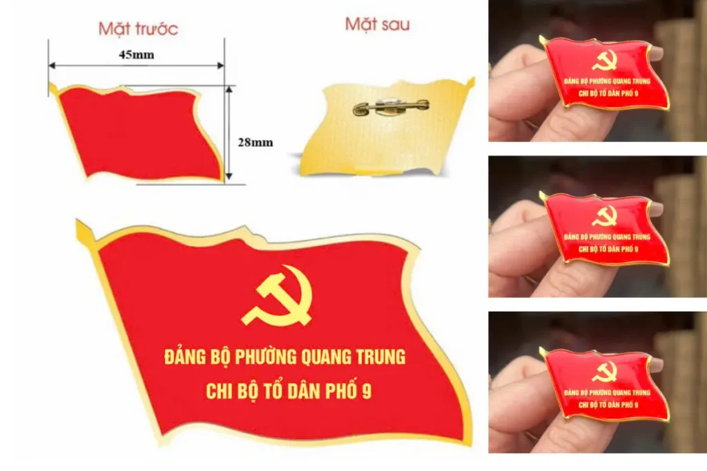 Phù hiệu quà tặng Đại hội Đảng tại Ninh Bình Phù hiệu quà tặng Đại hội Đảng tại Ninh Bình