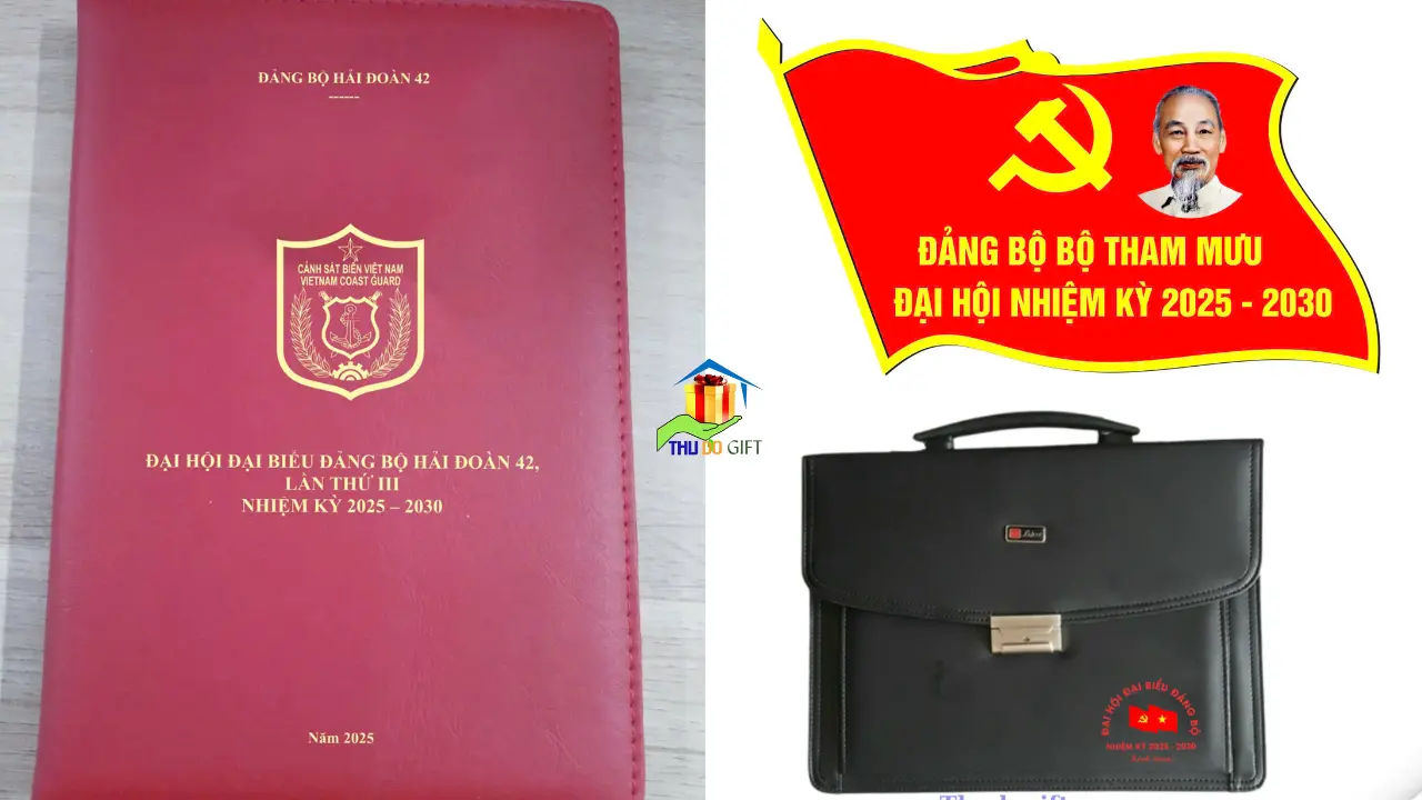 Bộ cặp, số da cán bộ làm quà tặng Bộ cặp, số da cán bộ làm quà tặng